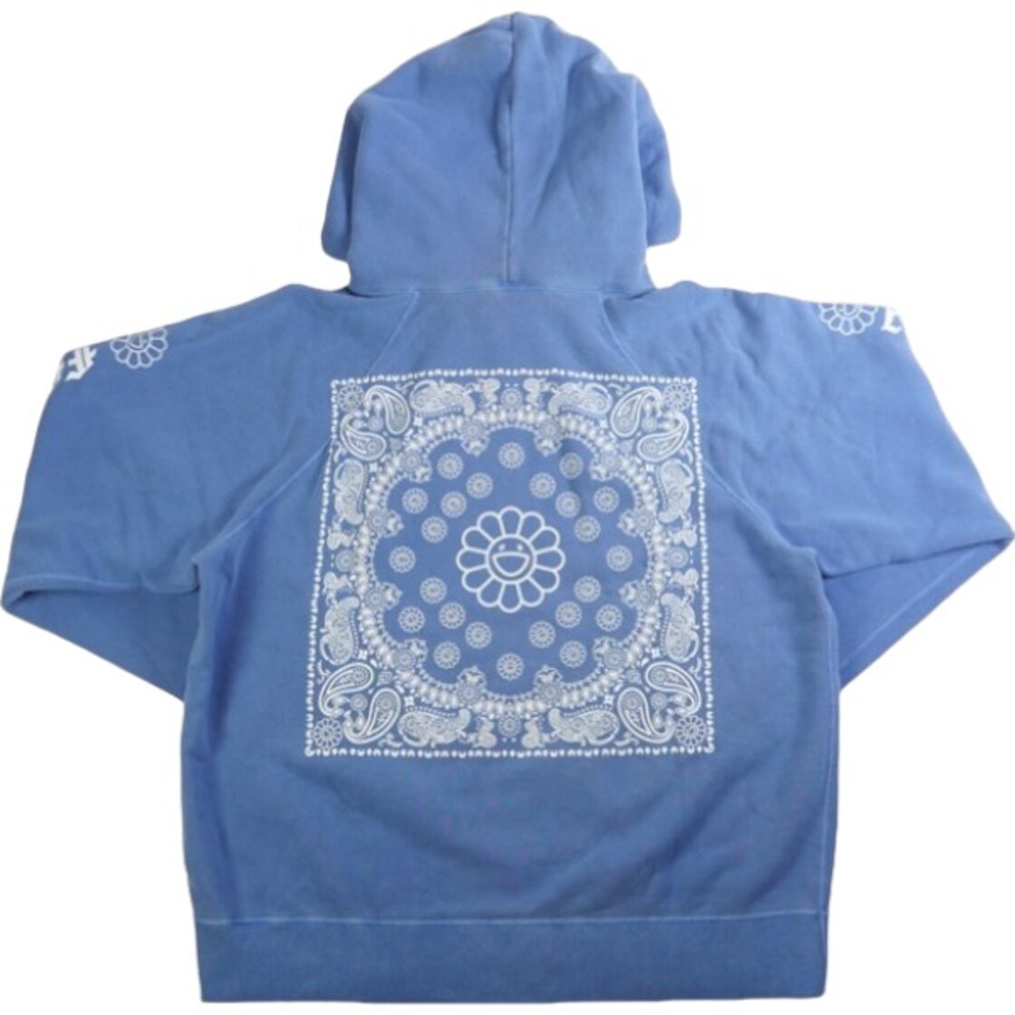 Size【XXL】 村上隆 ムラカミタカシ Flower Bandana Sweat Hoodie Blue 