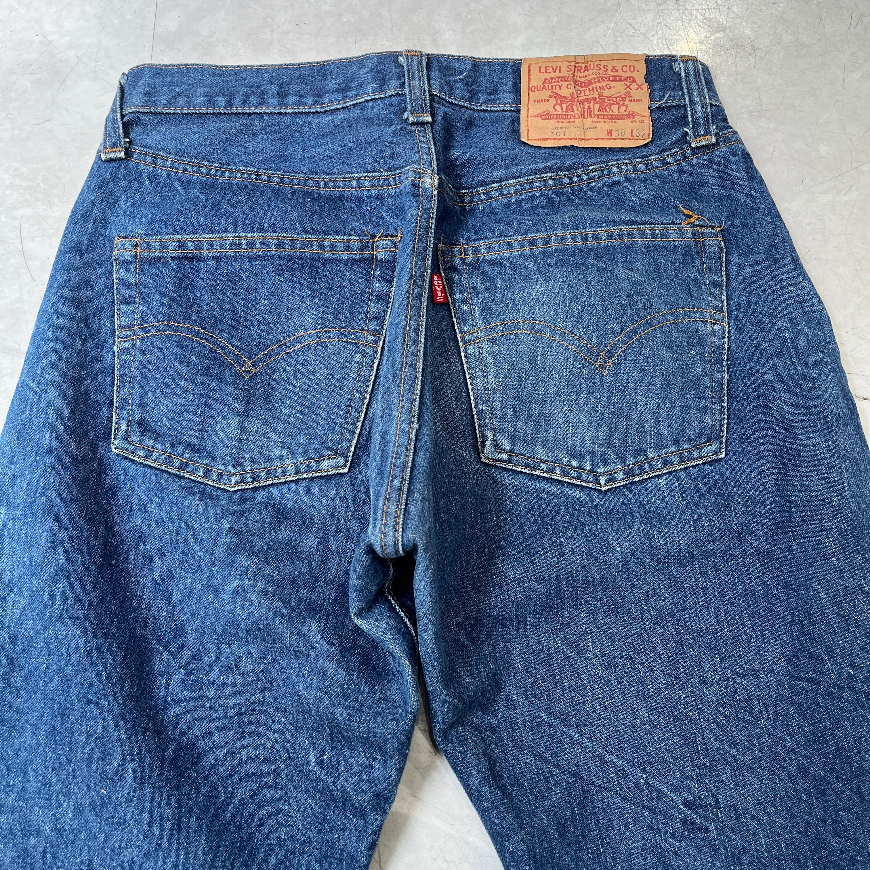 70s Levi's 501 66後期 ヴィンテージ W30 70s Levi's 501 66 Chain Denim Jeans 70年代 リーバイス 66後期