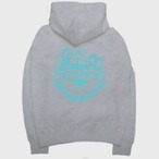 たびぐらしパーカー big circle たびぐらしぶるー HeatherGray