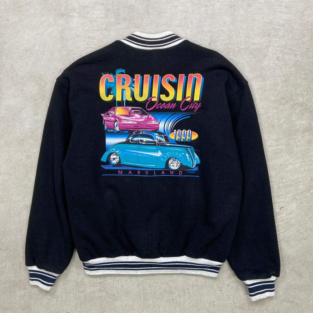 90年代 CRUISIN Ocean City コットンスタジャン メンズXL 古着 90s