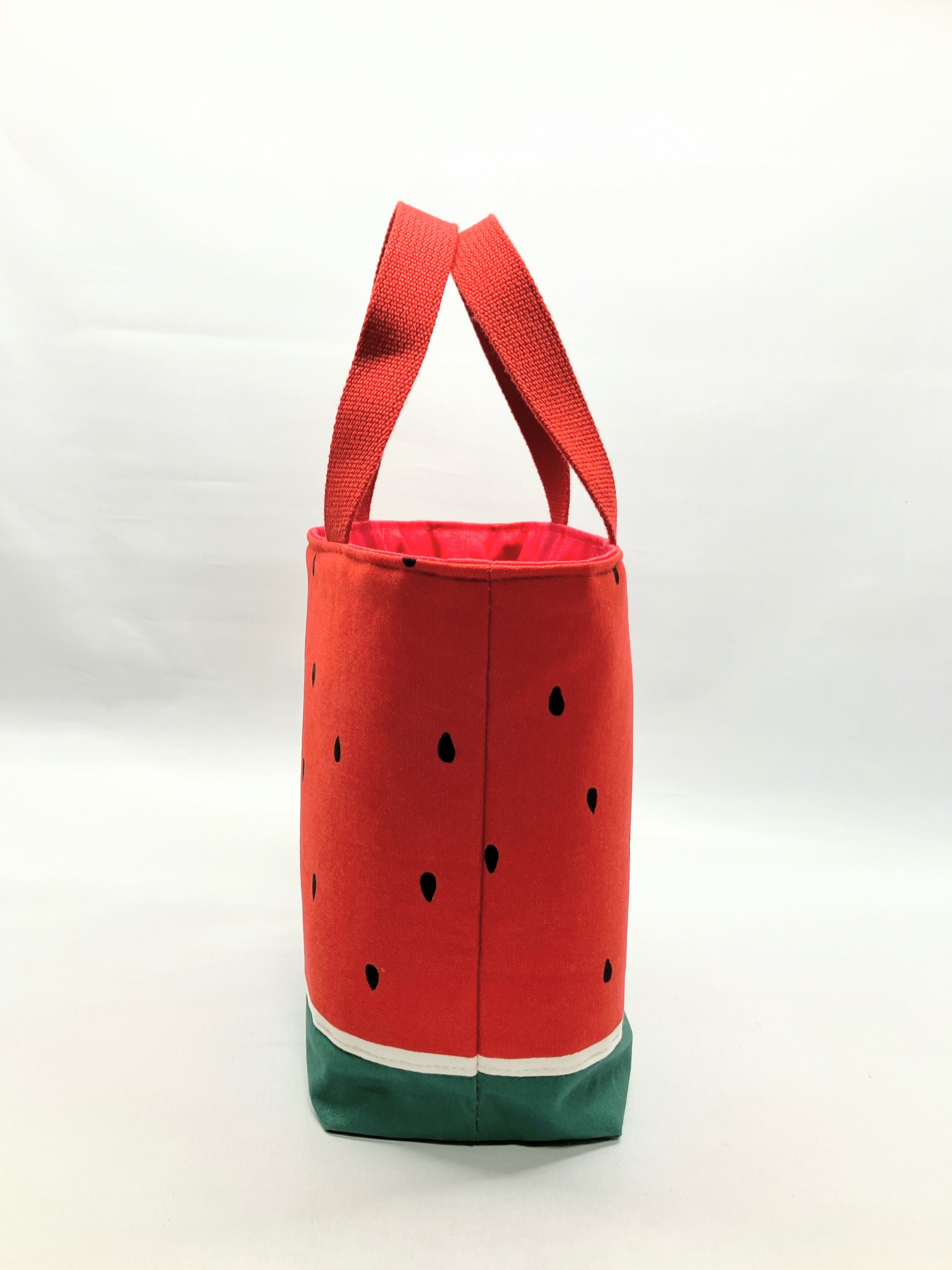 スイカ トートバッグ 帆布｜とりさん工房ーかわいいハンドメイドポーチ