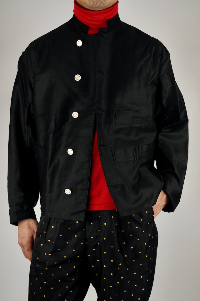 HS-Equipment / Moleskin Stand Collar Jacket