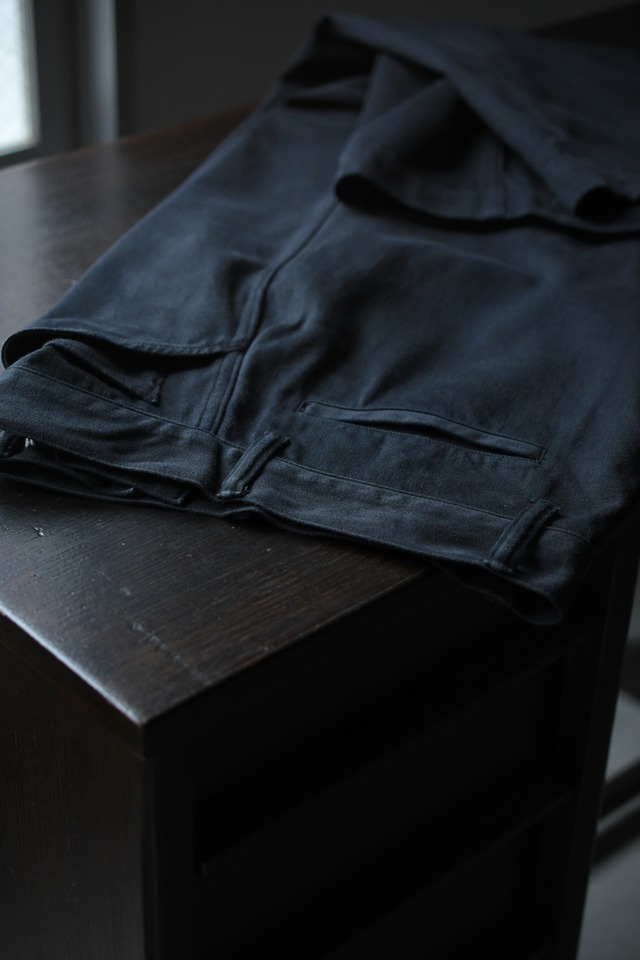 BAUTH / SATIN FLISCO PANTS (CHARCOAL)