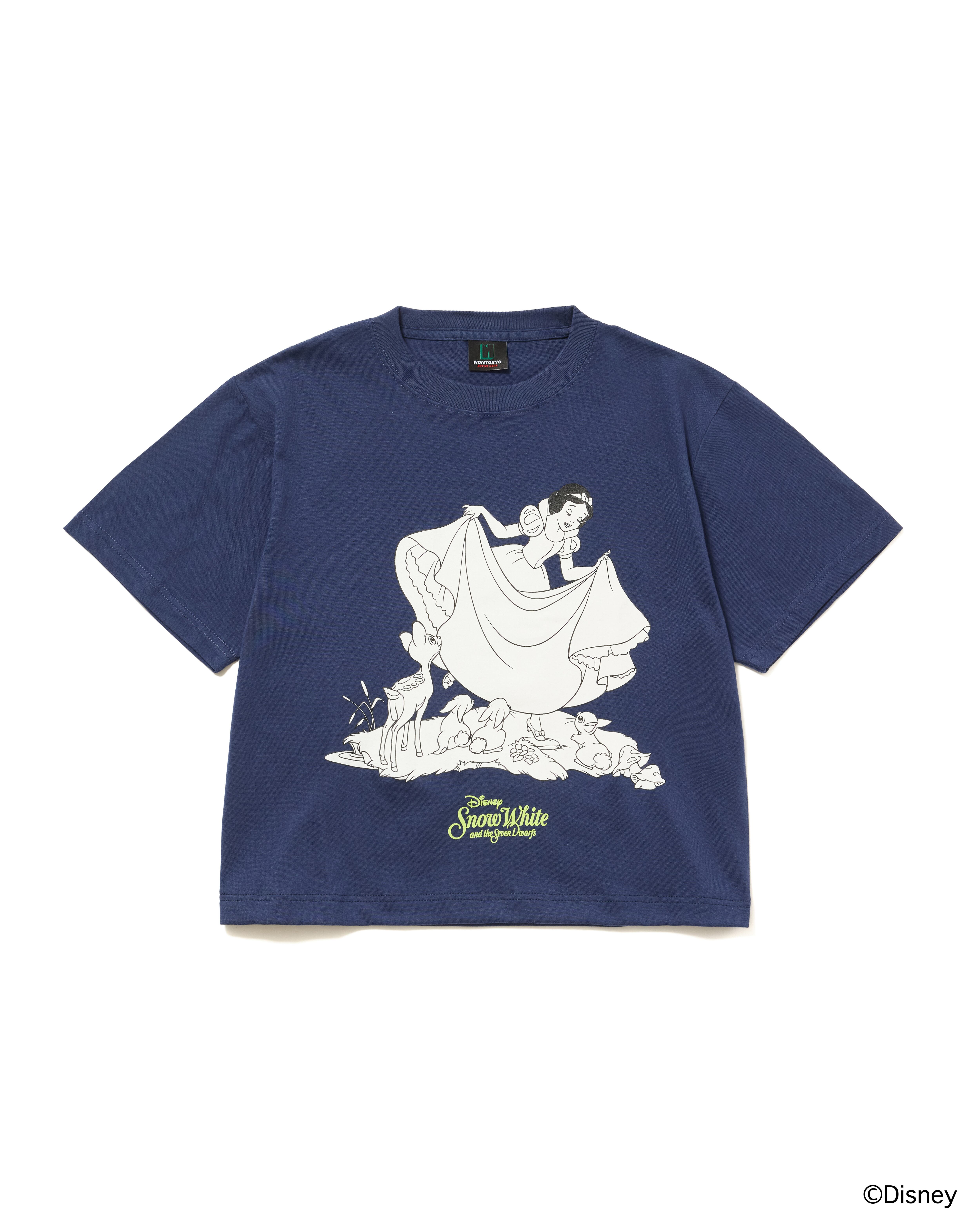 NON TOKYO ノントーキョー】 / PRINT SHORT T-SHIRT(SNOW WHITE