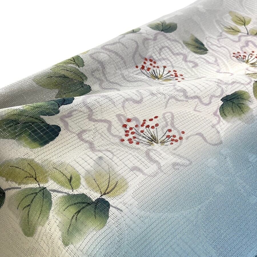 名古屋帯　正絹　豪華刺繍　逸品　牡丹　洗える小紋　小紋　着物セット　着物と帯