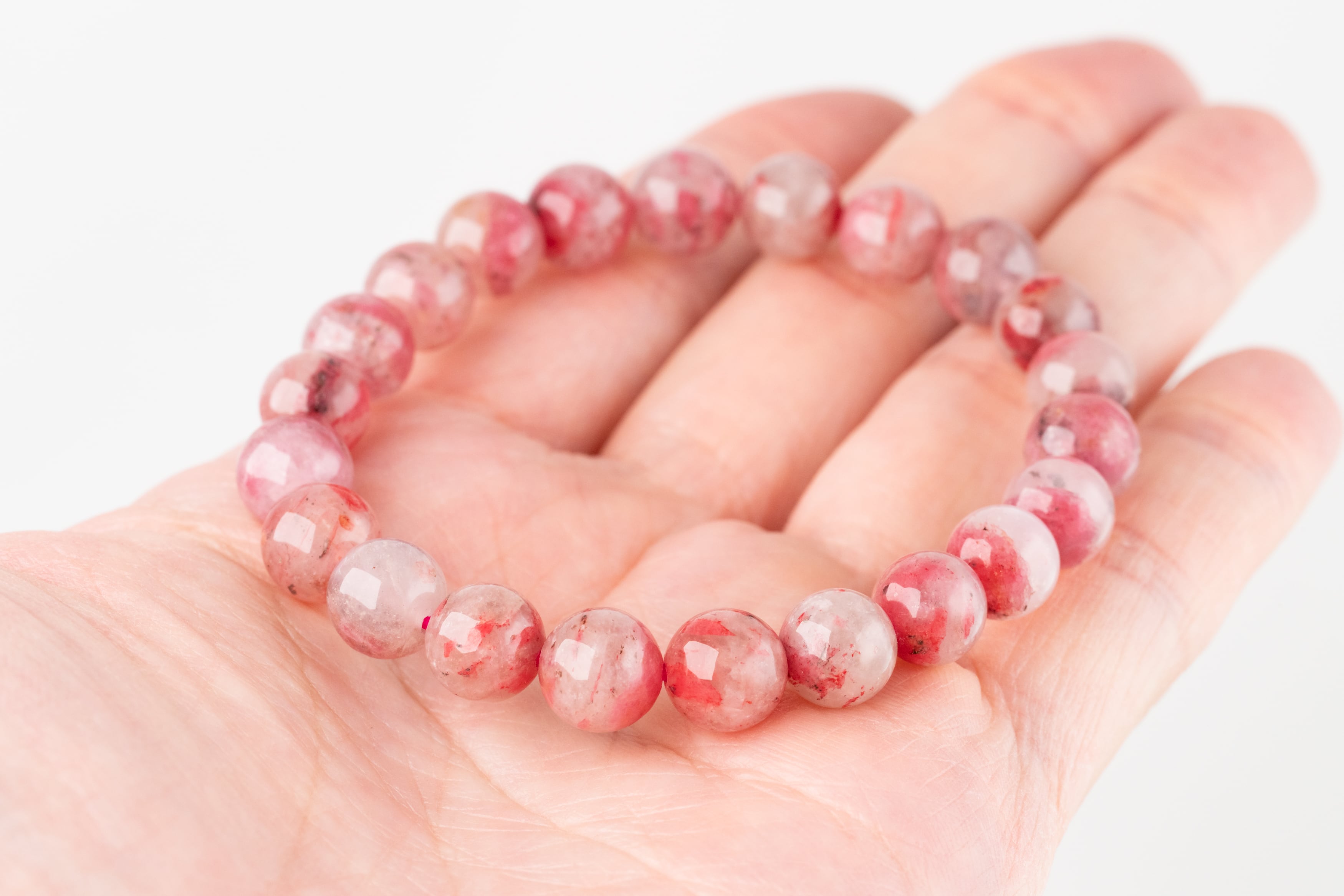◇一点物◇＜お手頃＞ ロードナイトシリカ ブレスレット 8.5mm