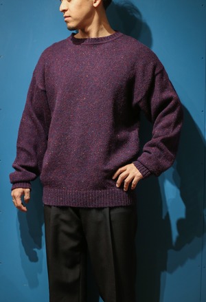 “Woolrich” purple nep knit