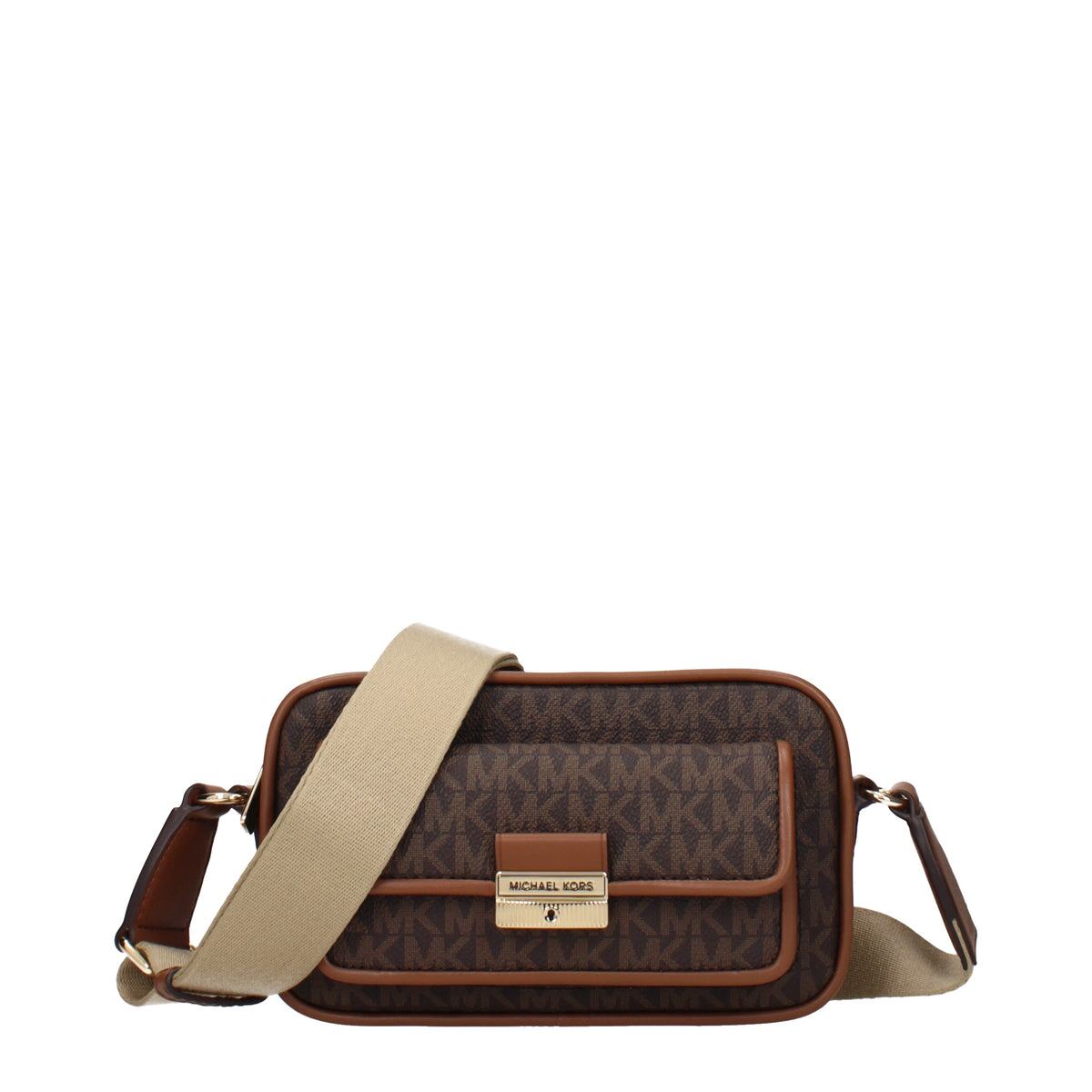 【新品】MICHAEL KORS マイケルコース レディース クロスボディバッグ ファブリック ブラウン 35R5G2BC0BBROWN