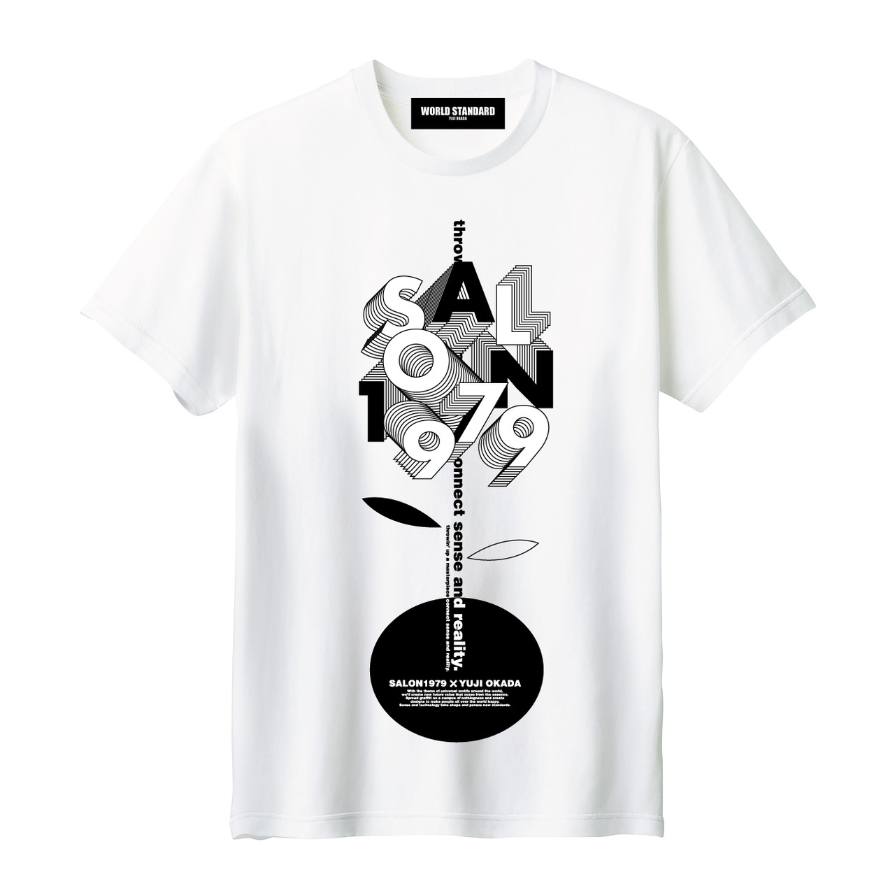 WORLD STANDARD/クルーネックプリントTシャツ/WSHT-046