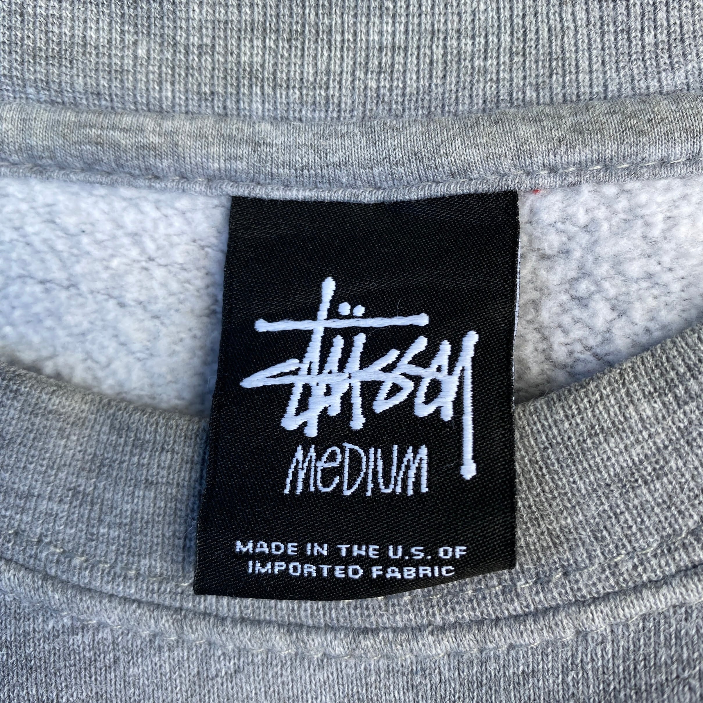 STUSSY ステューシー スウェット シャネルロゴ  黒 ブラック L