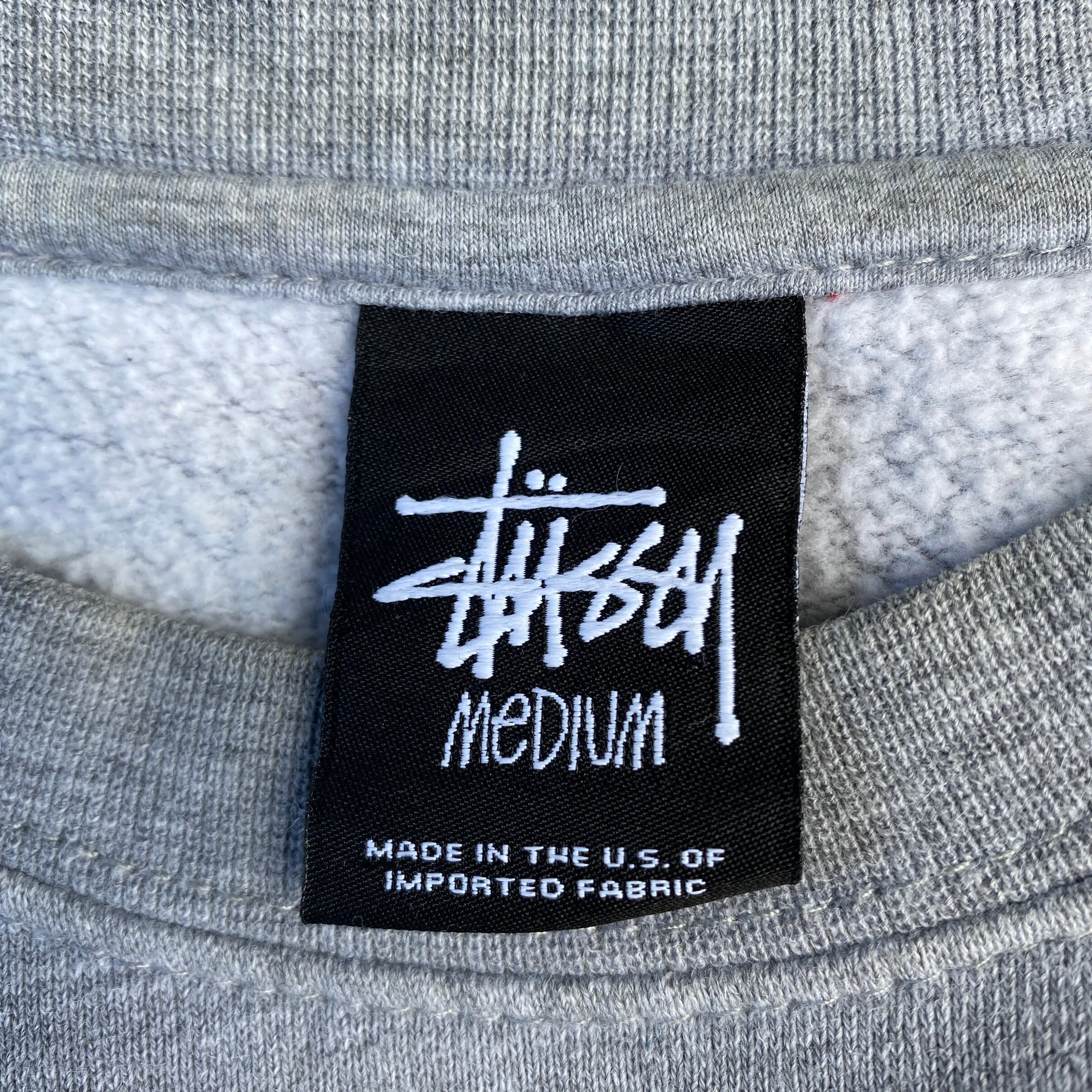 Stussy ステューシー WORLD TOUR スウェット メンズM シャネルロゴ 