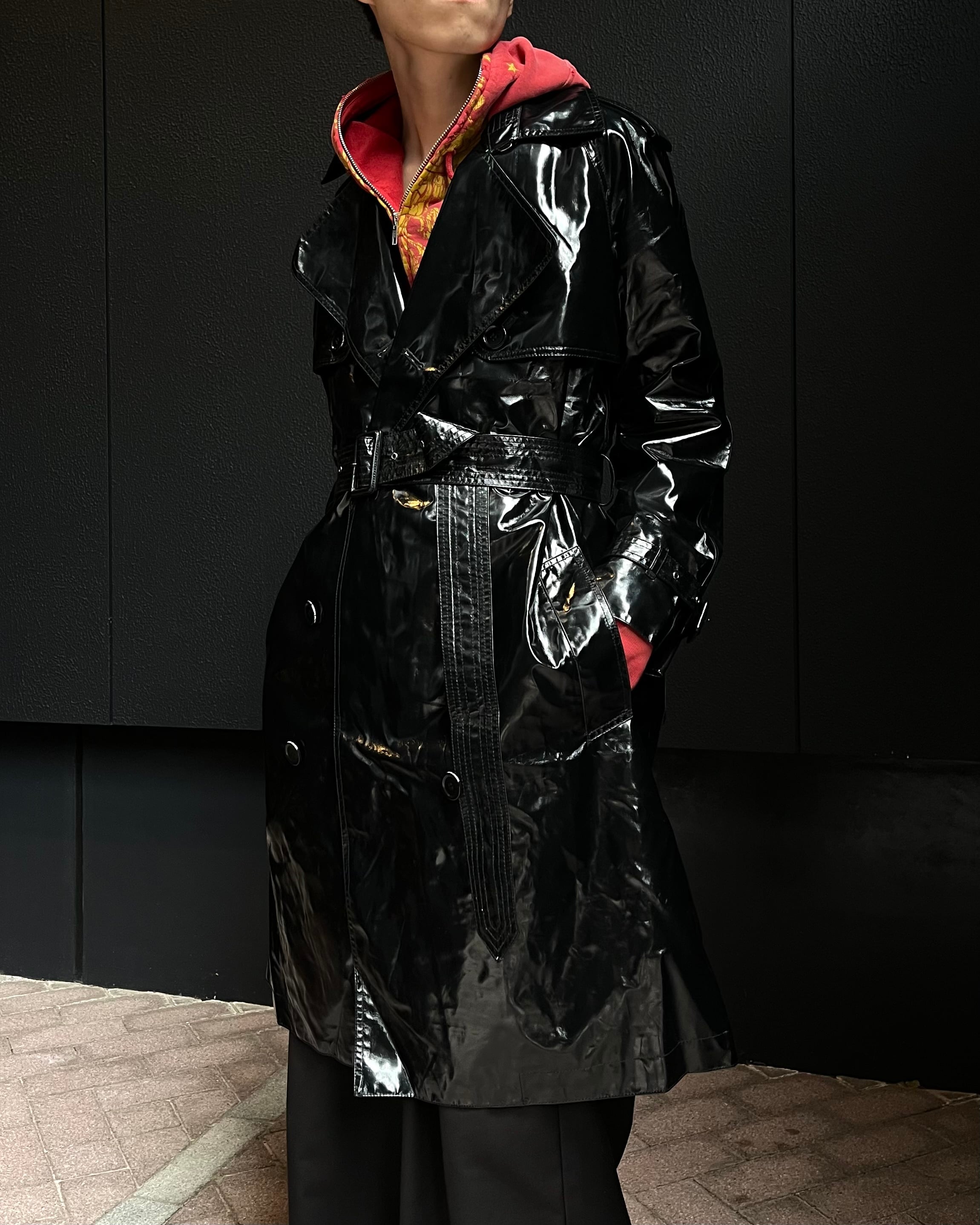 Jean Paul GAULTIER Enamel Trench Coat