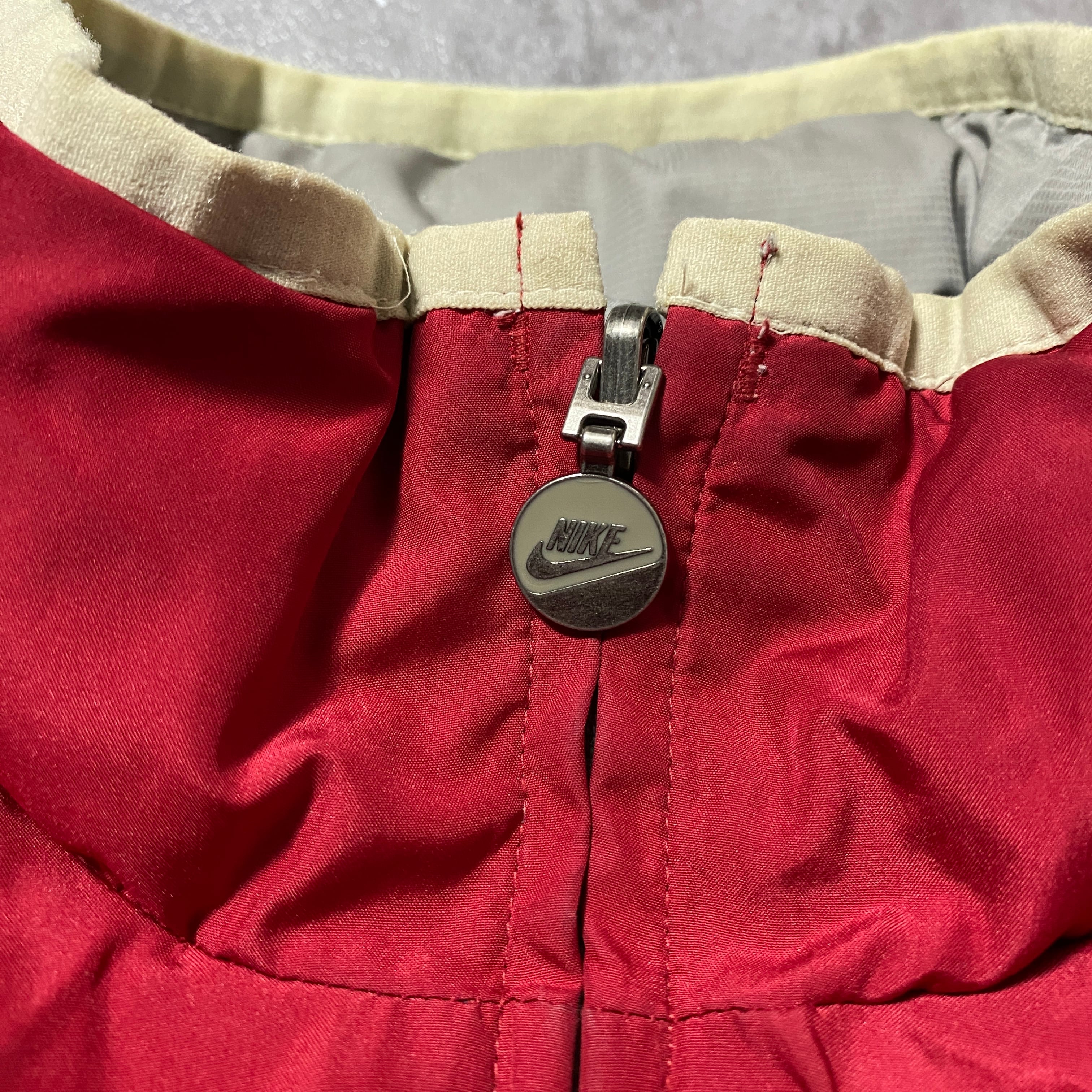 00's NIKE ナイキ リバーシブル スウォッシュ 刺繍ロゴ ダウン