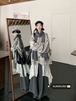 2025春夏 3点セット ファッション レディース カジュアルスーツ 長袖シャツ韓国 女っぽ ゆったり薄手ジャケット トップス レディース 春 ハイウエストワイドパンツサイズ シルエット