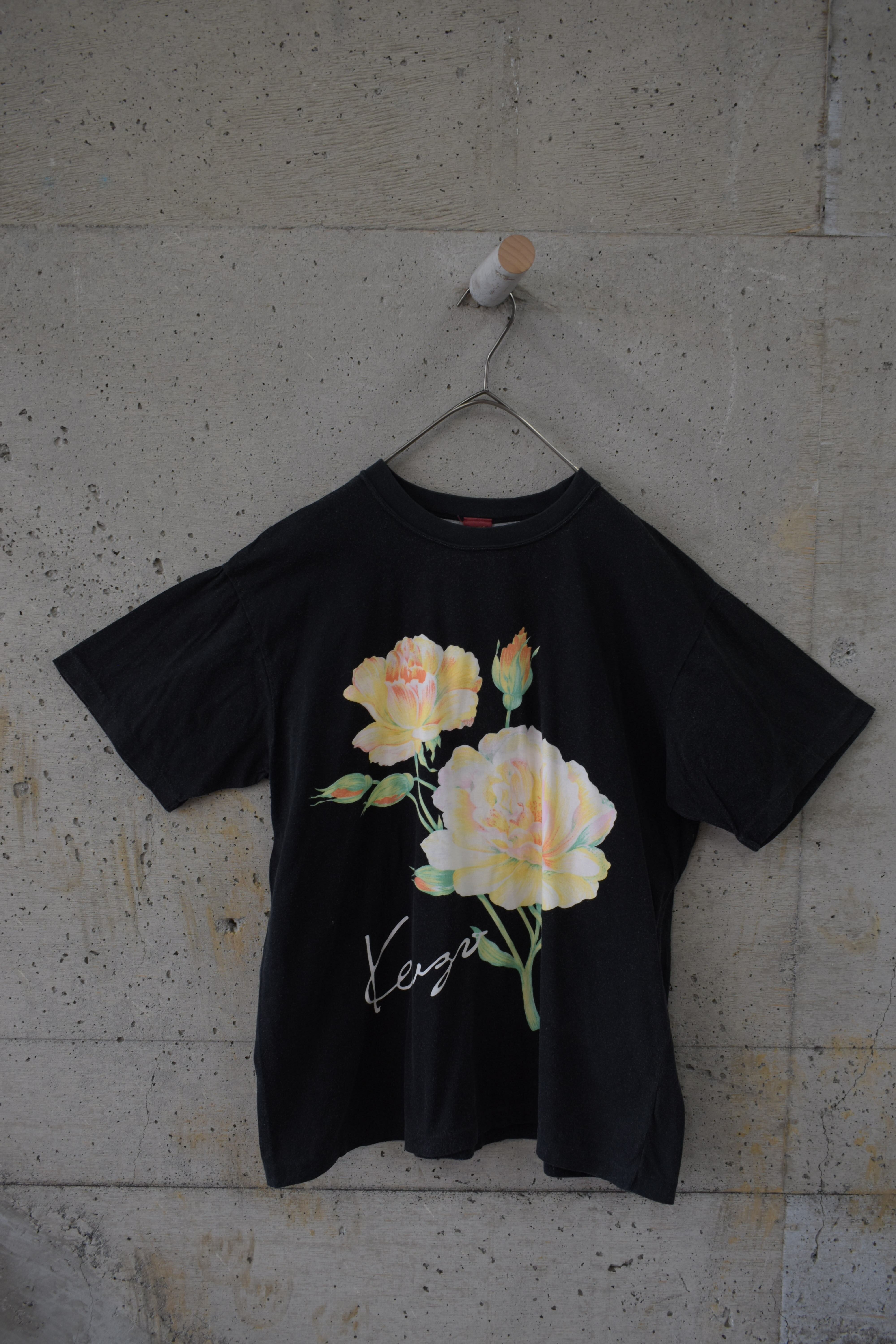 Front and Back Floral Print T-Shirt