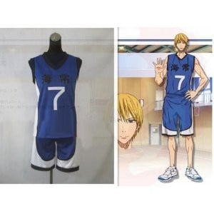 DK282黒子のバスケ黒子テツヤ　黄瀬涼太　海常高校ユニフォーム　/番号指定可 ・コスプレ衣装 K282 黒子のバスケ黒子テツヤ 黄瀬涼太 海常高校ユニフォーム /番号
