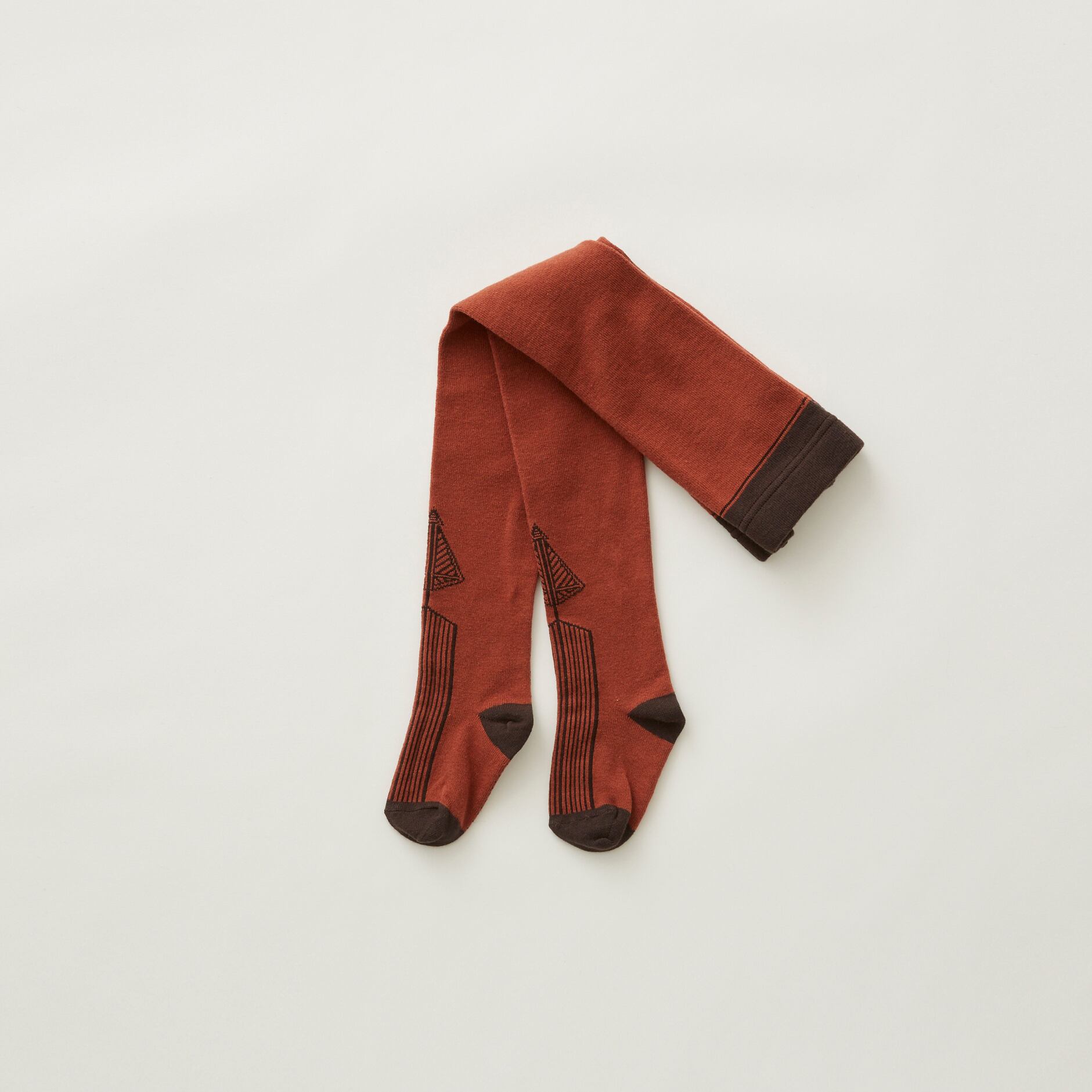 eLfinFolk(エルフィンフォルク)/ Abies tights / brickred / S,M,Lサイズ