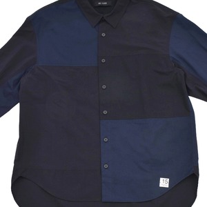 【RE;CODE】Asymmetric Patchwork Shirt