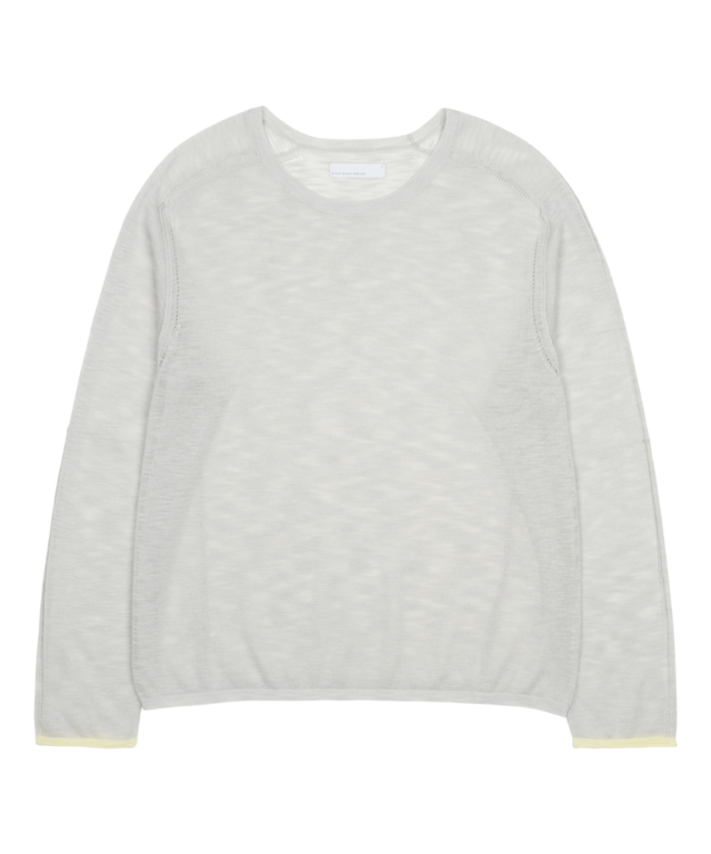 [SAN SAN GEAR] LAYERED KNIT Light Grey 正規品 韓国ブランド 韓国通販 韓国代行 韓国ファッション sansan san san sansangear サンサンギア