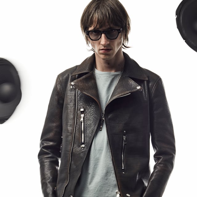 ジャケット・アウター STRUM HI-FLYER size5 BLACK STRUM ストラム RIDERS JACKET ライダースジャケット】HI-FLYER/ピット