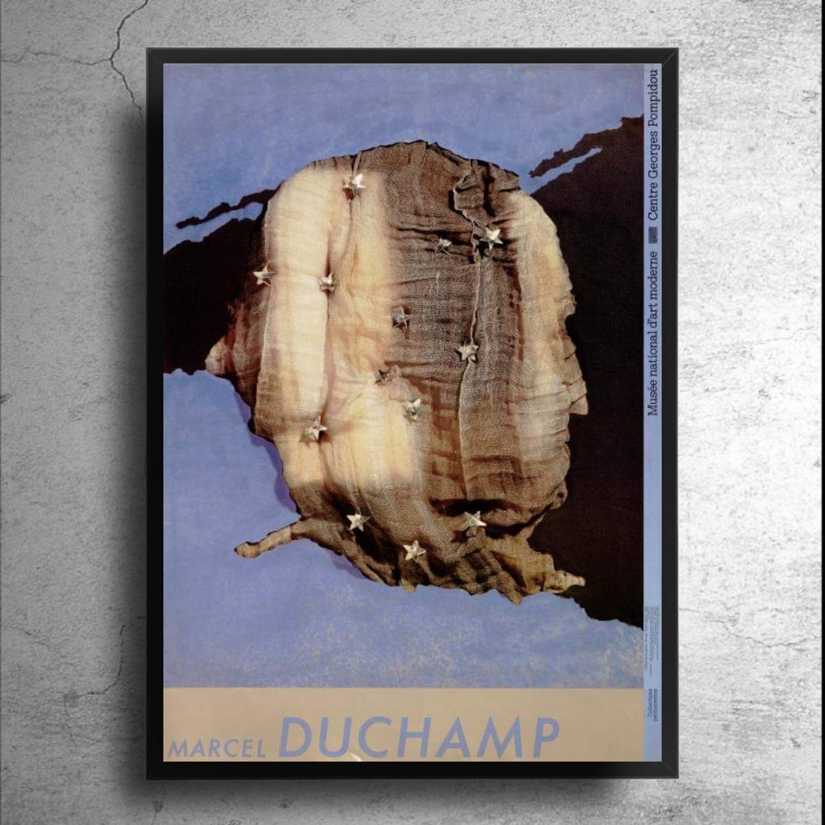 現代美術家『マルセル・デュシャン」』2022年ドイツでの展示特大ポスター-