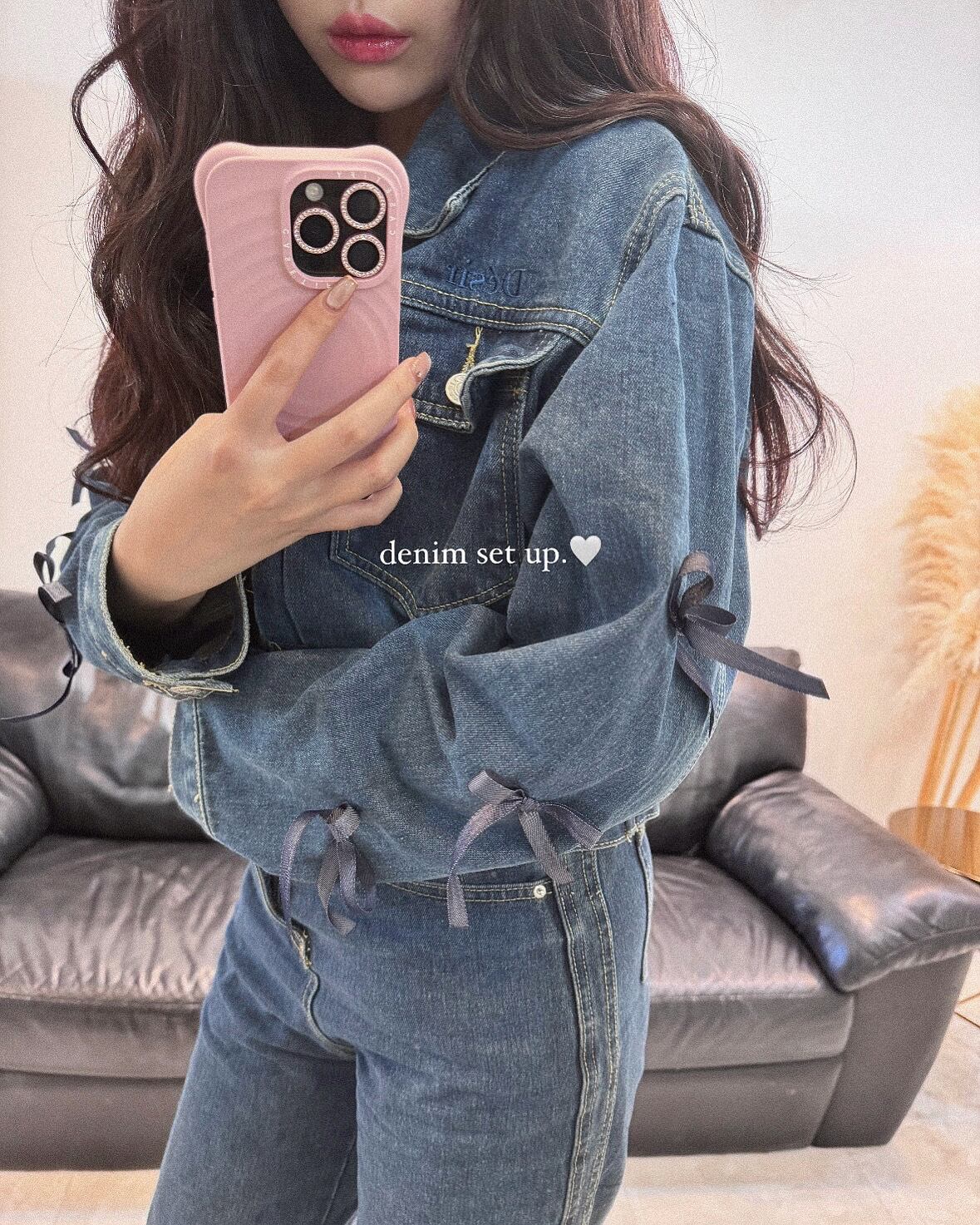 【バラ売り不可】Desir et Raison デニム セットアップ Desir et Raison】デニム セットアップ