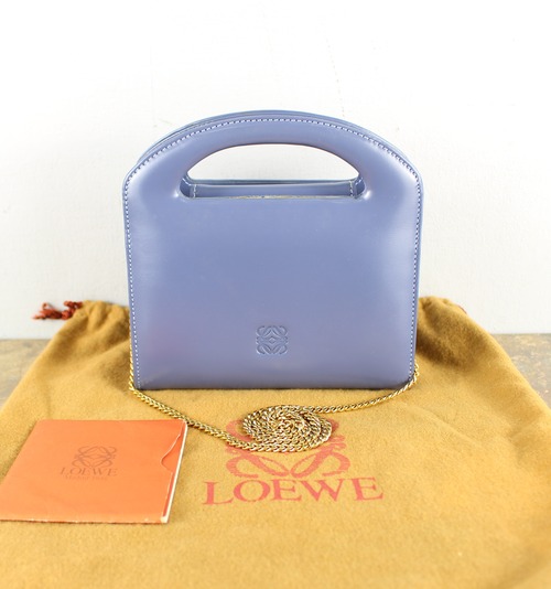 .LOEWE CHAIN LEATHER 2WAY SHOULDER BAG/ロエベチェーンレザー2wayショルダーバッグ2000000048543