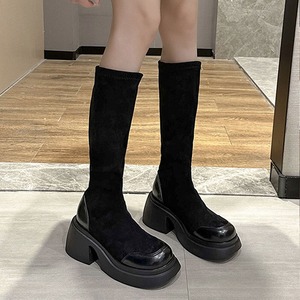 厚底 ロングブーツ レディース 春秋冬 きれいめ おしゃれ 通勤 オフィス ビジネス 大人 かわいい 歩きやすい 疲れにくい 大人可愛い 大人女子