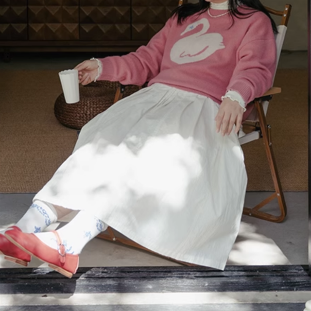 アニマルジャガードニット　2color　10944