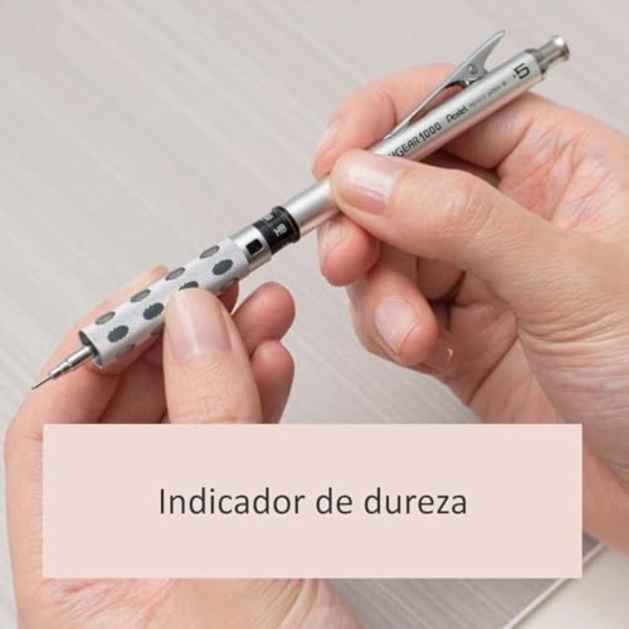 ぺんてる シャープペン グラフギア1000 PG1015 0.5mm シルバー