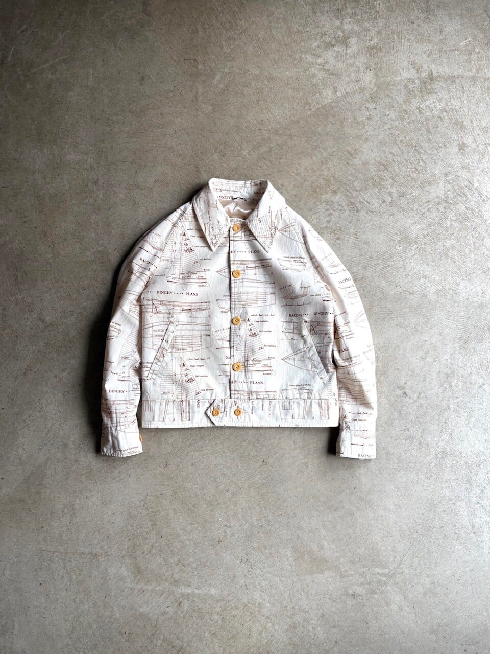 70's COTTON GRAPHIC JACKET