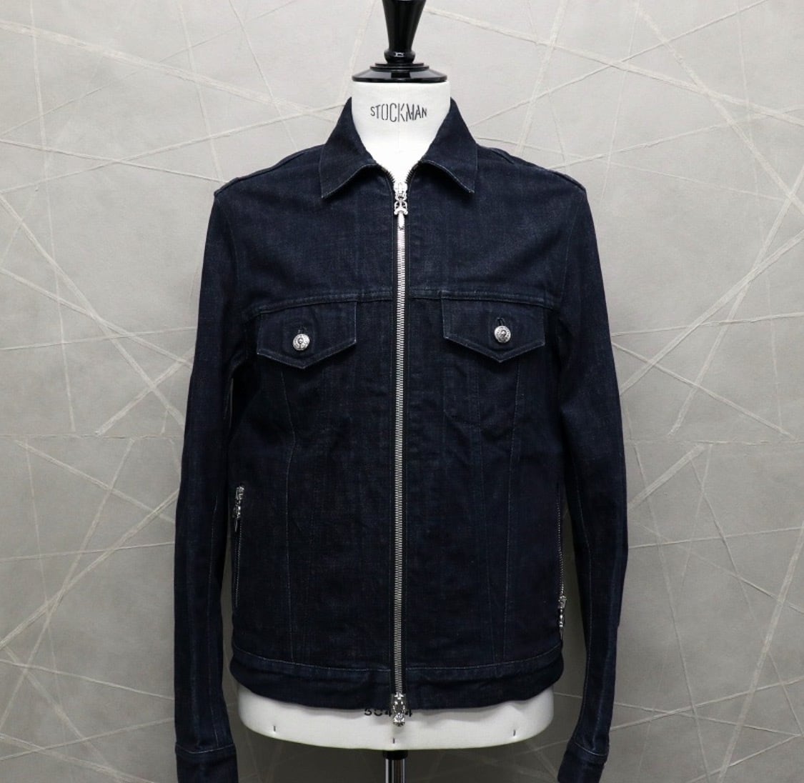 CHROME HEARTS クロムハーツ SWEET CHEECKS セメタリークロスパッチ デニムジャケット