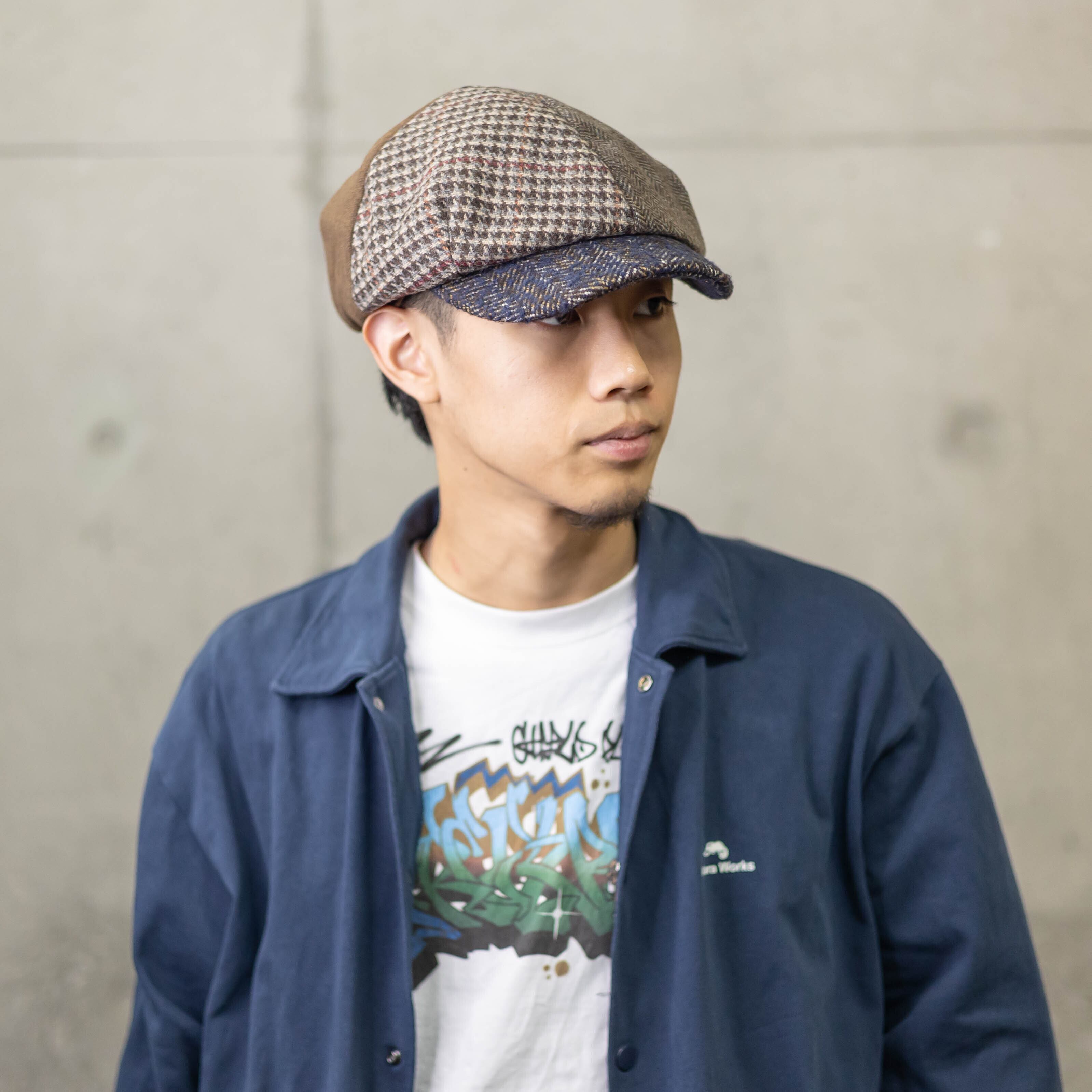 パッチワークキャスケットOB | オンラインShop無（帽子の通販）