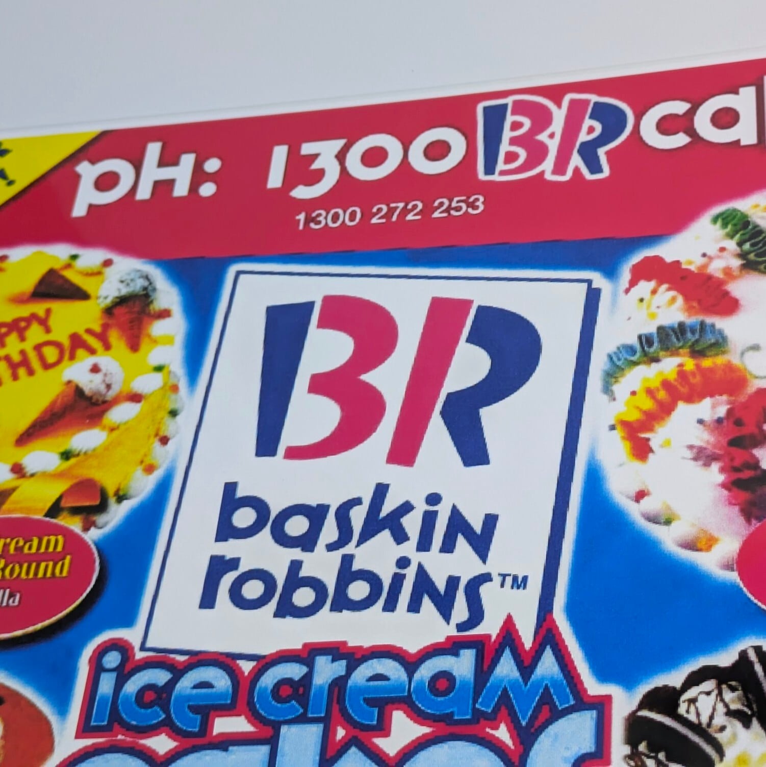 ♫ ちょうどいいB4ポスター ♫【 Baskin-Robbins ( バスキンロビンス )   】サーティワン アイスクリーム〚アメリカン雑貨 アメトイ〛