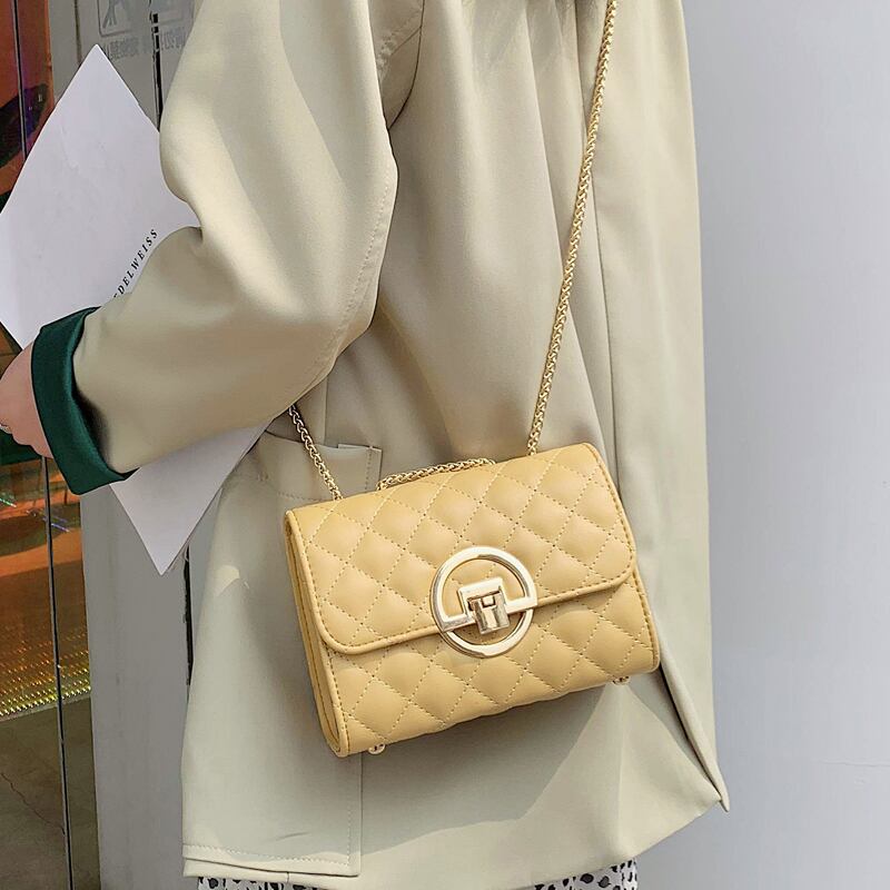 サマースタイルチェーン ショルダーバッグ 夏物 メッセンジャーバッグ 手作りハンドバック80067475208