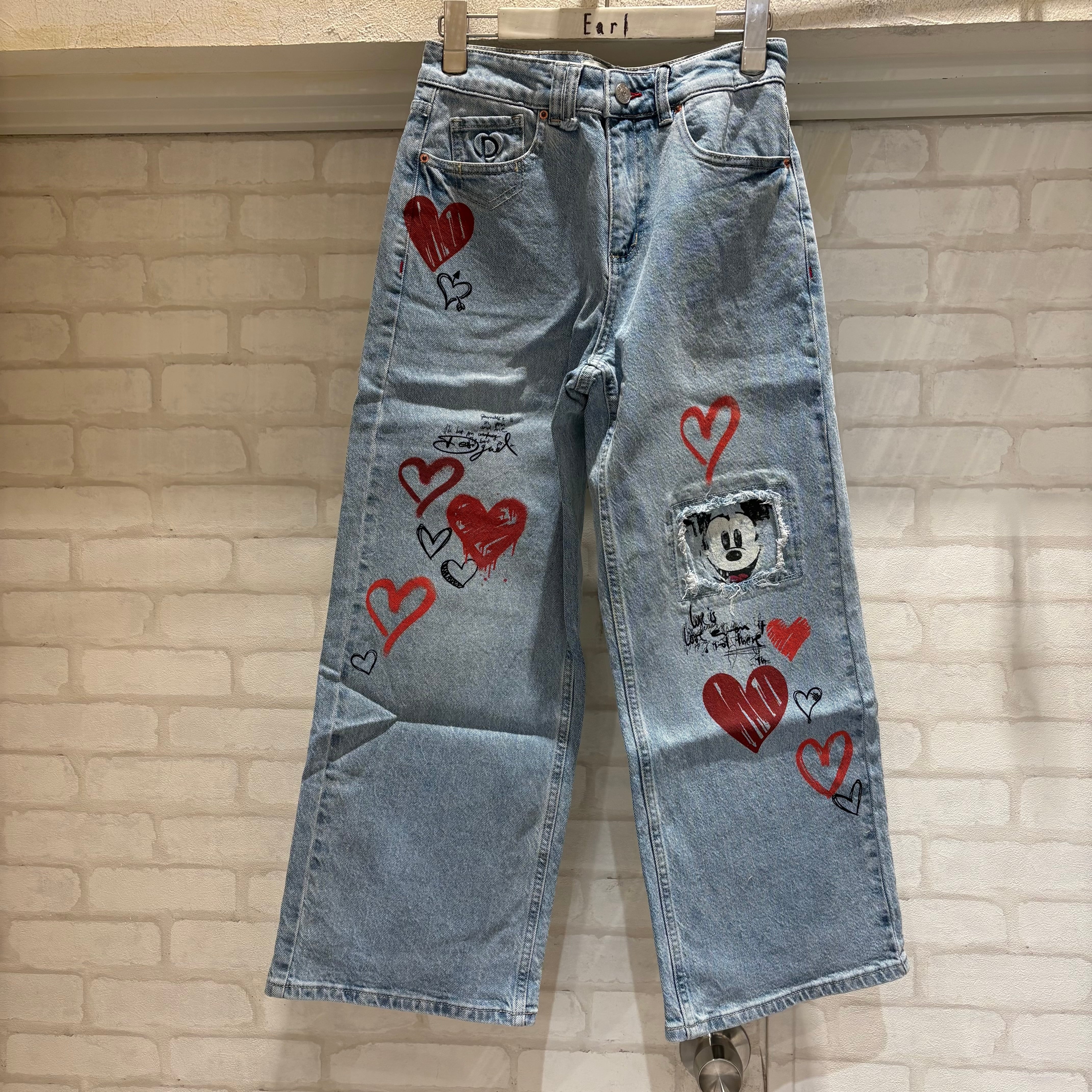 ミッキーマウスペイントデニムパンツ Desigual(デシグアル) | EARL