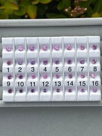 【④⑨】非加熱サファイア オクタゴンカット 約3.5mm, マダガスカル産