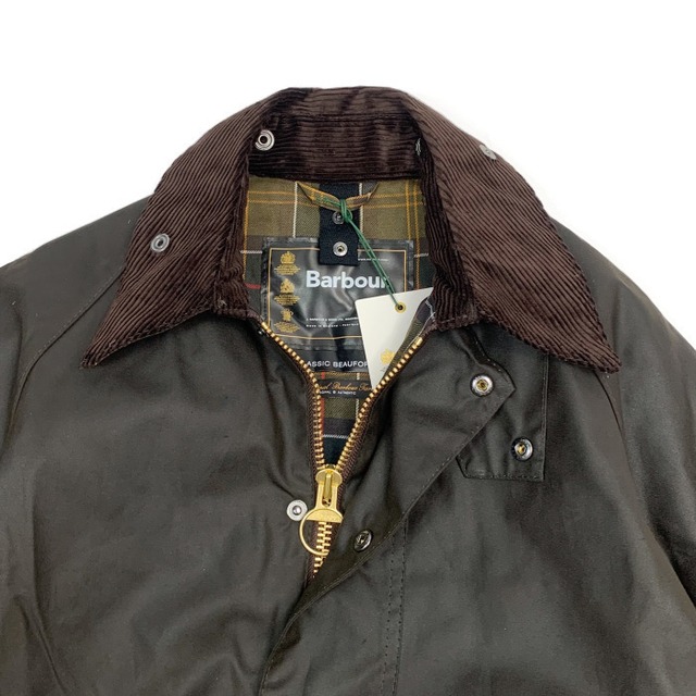 BARBOUR / CLASSIC BEAUFORT WAX JACKET - Made in England "OLIVE" (バブワー  クラシックビューフォートジャケット オリーブ イングランド製 MWX0002) | WhiteHeadEagle