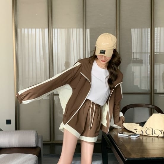 セットアップ ジャケット パンツ レディース 長袖 上下セット 2点