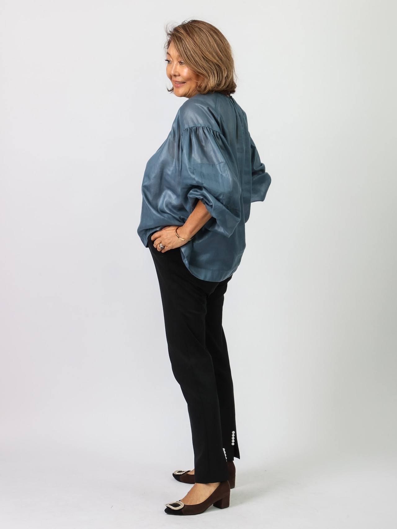 BEATRICE(シアーオーガンジーボリュームブラウス)