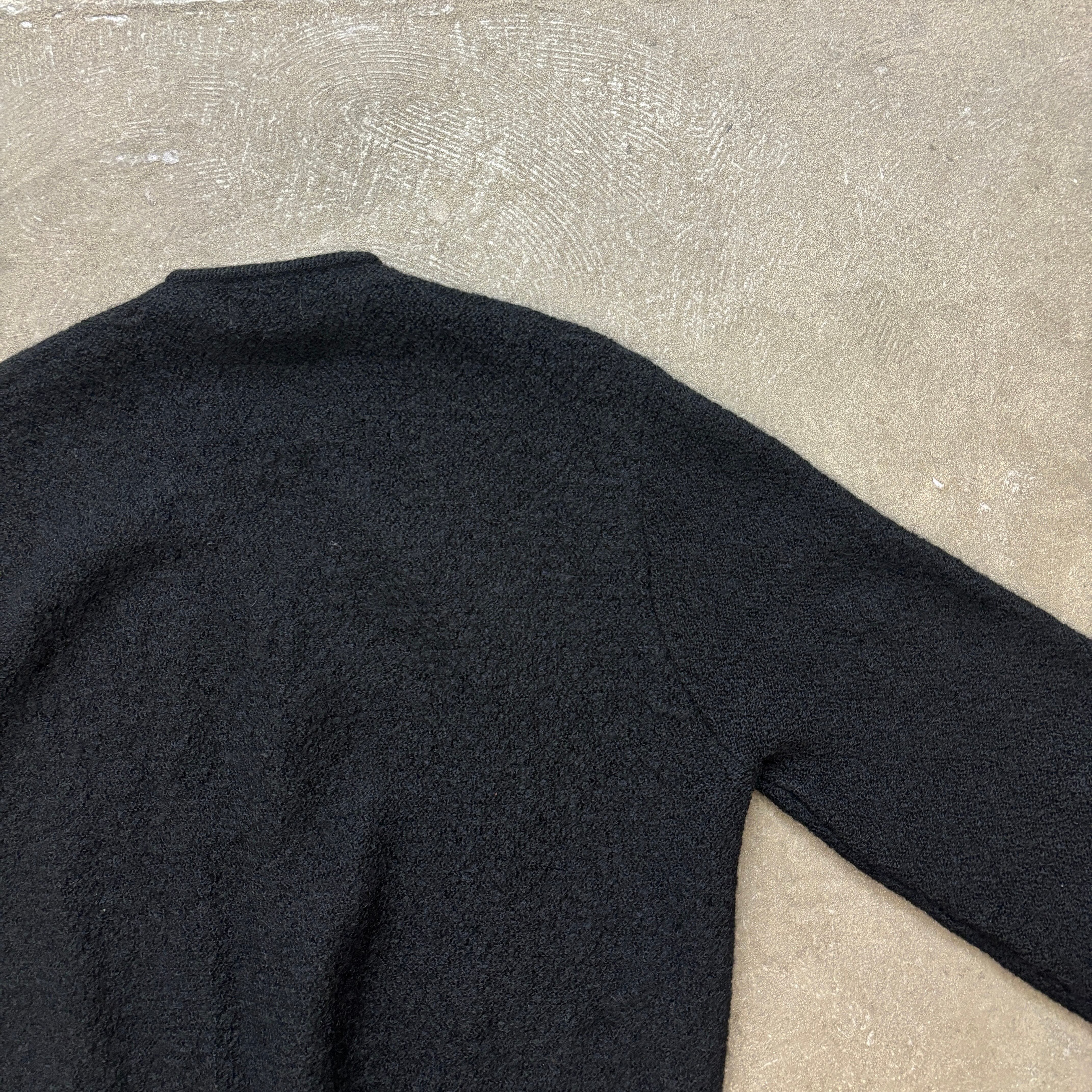 60s DRUMMOND Black Mohair Cardigan 60年代 モヘアカーディガン 黒 