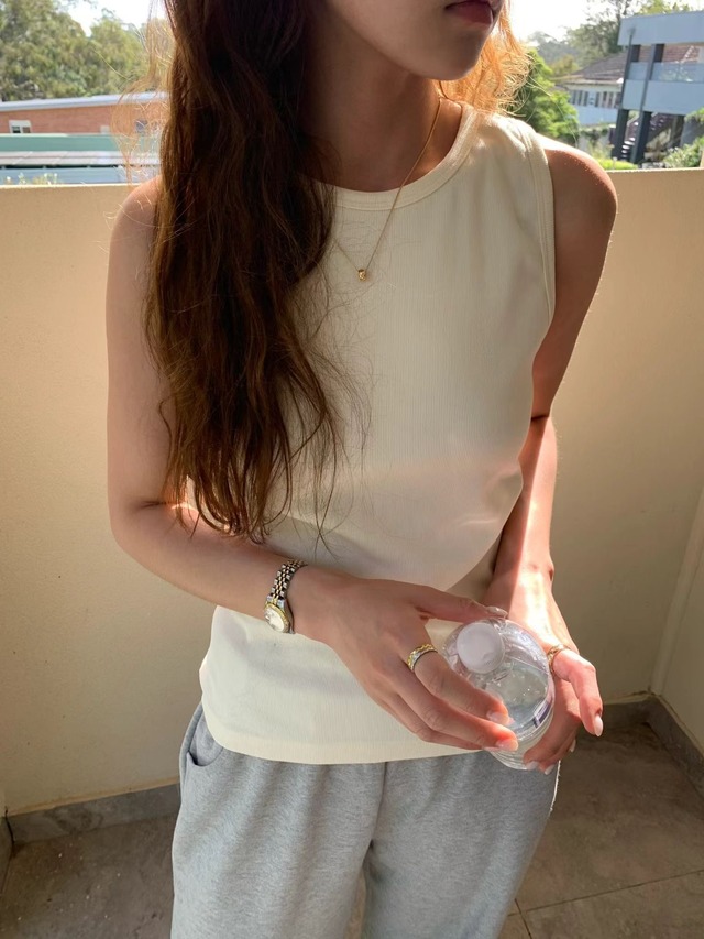 (予約) LIFFEY / Mono sleeveless 4color　