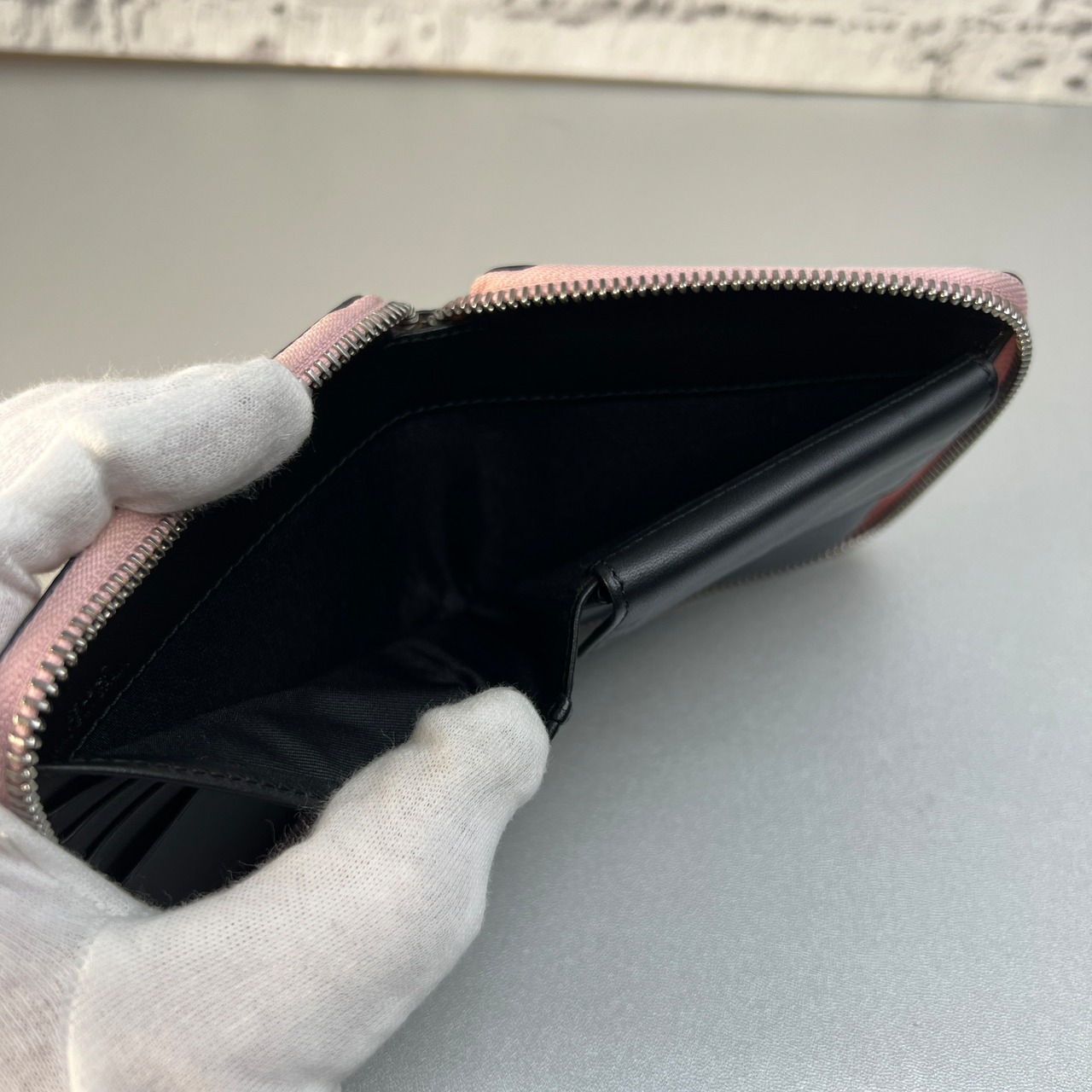 LOEWE ロエベ PVC 二つ折り財布 ピンク A-10122