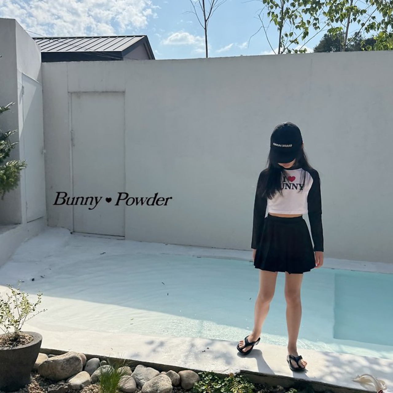 [Bunny Powder] (Feature) I Love Rash Guard (L/XL) / [버니파우더] (기획)알럽레쉬가드 (L/XL)