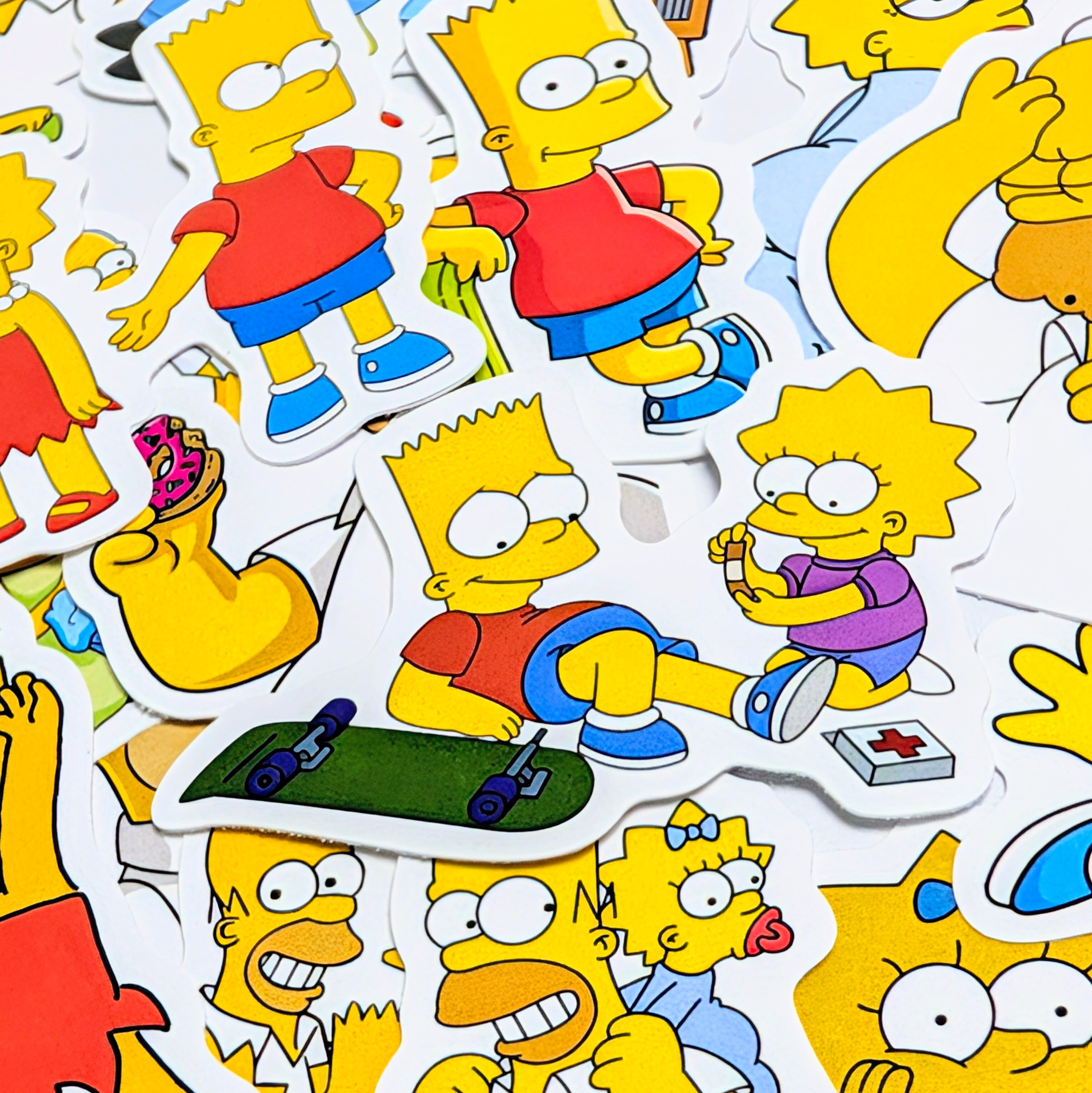 送料無料!【 The Simpsons / シンプソンズ 】【2】STICKER(ステッカー)50枚SET 〚アメリカン雑貨 アメトイ〛