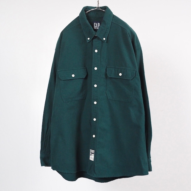 GAP OUTDOOR CLASSIC chamois B.D shirt XL /90's ギャップ シャモアクロス ボタンダウンシャツ