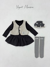 韓国子供服 / 26Autumn / 〖取寄〗Yogurt Mansion / ママワンピース / キッズ服 *XS~JM*