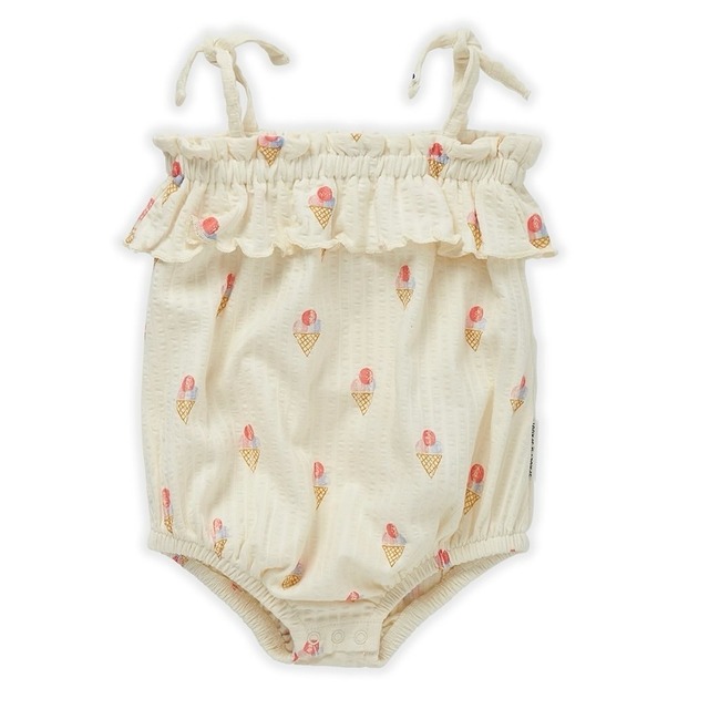 SPROET&SPROUT Romper Ruffle Ice Cream Print【18M】