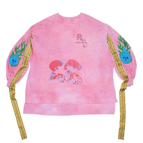 『Brandy Nicole Easter』1off ribbon sweatshirt