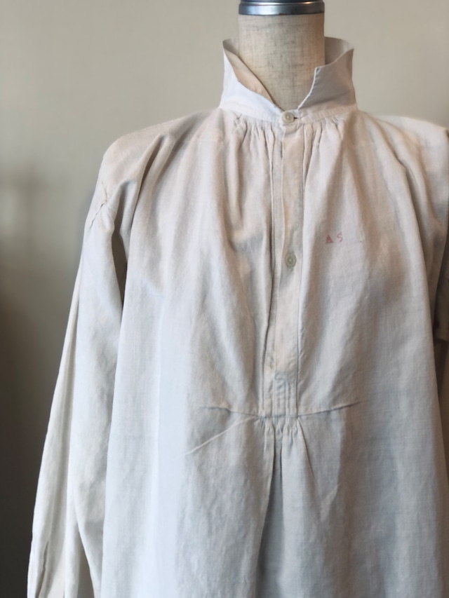 antique linen tunic--typeA.S